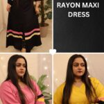 RAYON MAXI DRESS