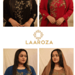 HEAVY HAND WORKED ALINE KURTI WITH SHALL ( UNSTITCHED MATERIAL )